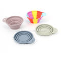 Silicone foldable pet bowl